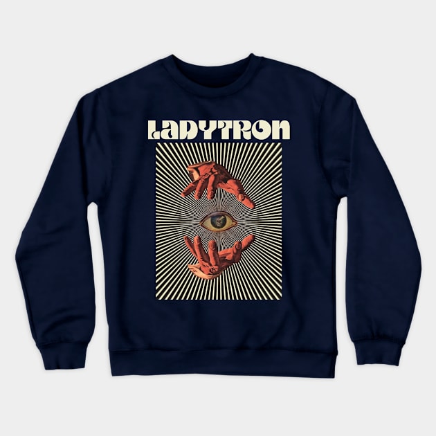 Hand Eyes Ladytron Crewneck Sweatshirt by Kiho Jise